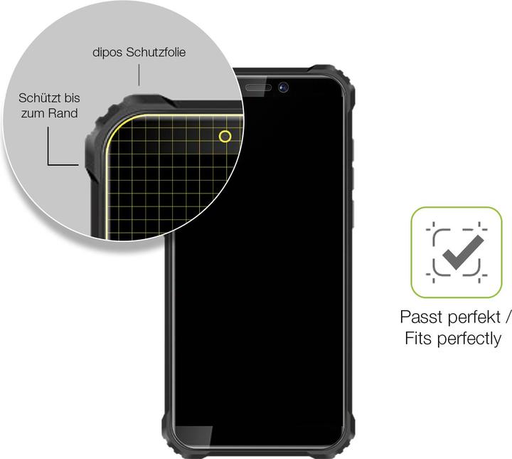 Image du produit Dipos Film de Protection d’écran Full-Cover Anti-reflet (1 pièce(s), Oukitel WP5)