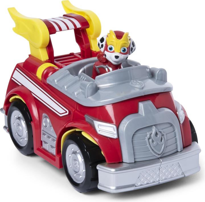 Image du produit Spin Master PAW Patrol Mighty Pups Super Paws - Véhicule transformable Powered Up de Marshall avec figurine