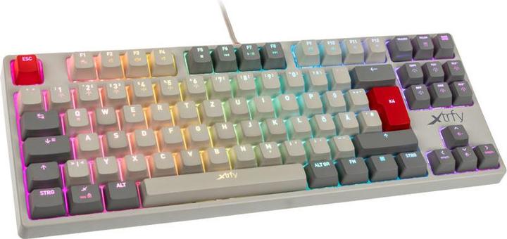 CHERRY xtrfy K4 RGB Tkl (DE, Cable)