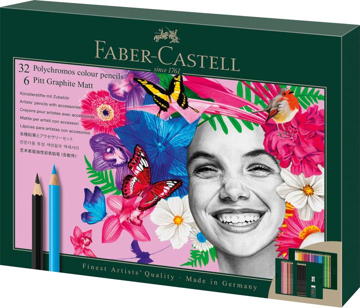Produktbild Faber-Castell Polychromos & Pitt Graphite (Mehrfarbig, 40 x)