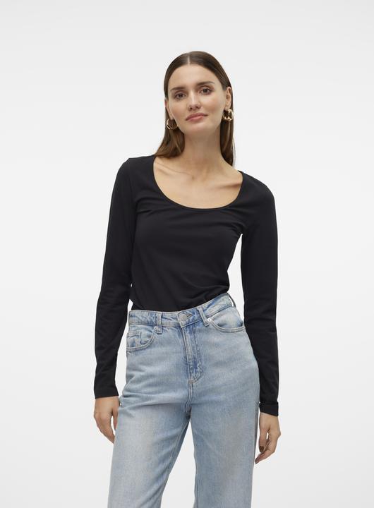 Produktbild Vero Moda Vmlulu Ls U-Neck Top Jrs Ga Noos (S)