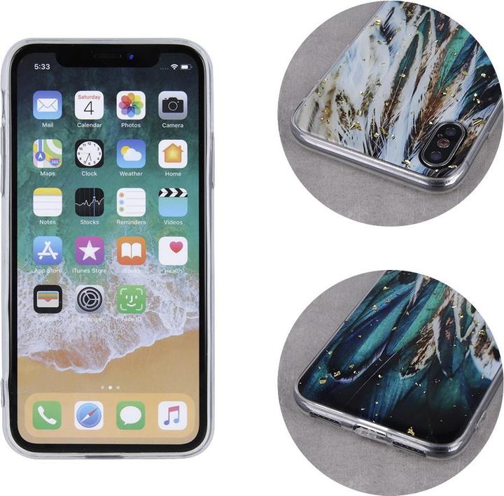 Produktbild OEM Gold Glam Hülle für Samsung Galaxy S20 FE / S20 Lite / S20 FE 5G Federn (Samsung Galaxy S20 FE, Samsung Galaxy S20 FE 5G, Samsung Galaxy S20 Lite)