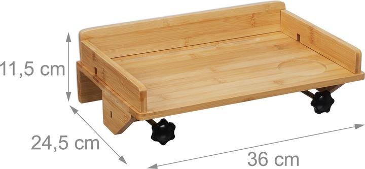 Image du produit Relaxdays Bettablage (36 x 24,5 x 11,5 cm)