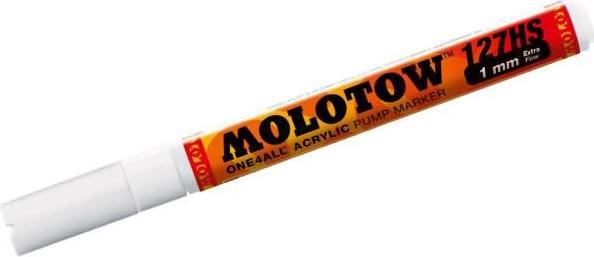 Actual product image Molotow Felt-tip pen One4all 127HS-EF signal white 160 (Signal white, 1 mm, 1 x)