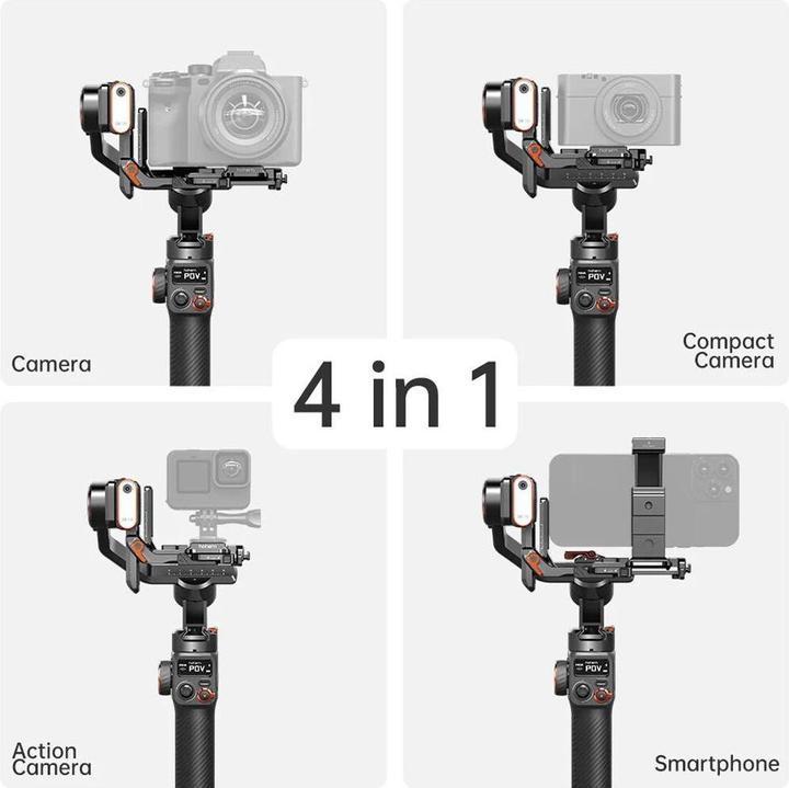 Image du produit Hohem Kit iSteady MT2 (Caméra d'action, Appareil compact, Appareil photo reflex, Smartphone, 1.20 kg)