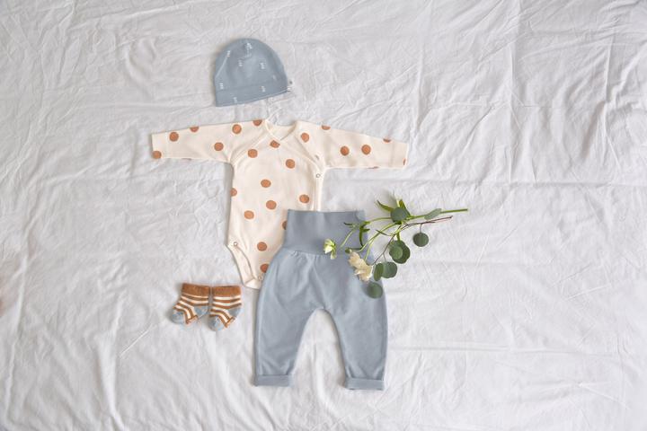 Actual product image Lässig Long sleeve bodysuit dots Milky size 86/92 (86)