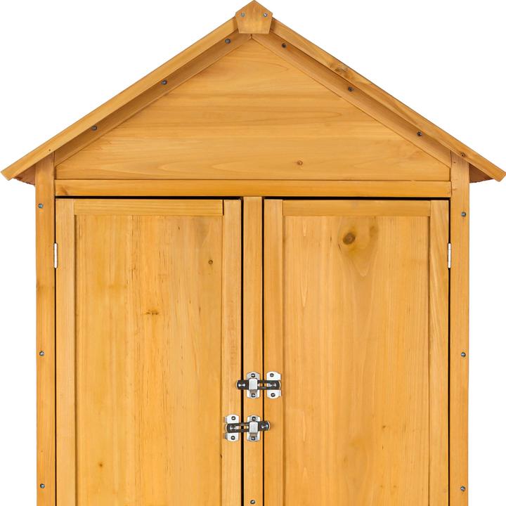 Actual product image tectake Garden storage shed with a pitched roof