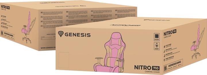 Produktbild Genesis Nitro 710 PC gaming chair Air filled seat White
