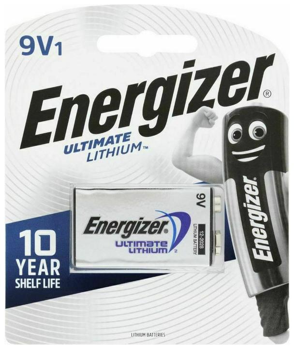 Actual product image Energizer L522 (1 pcs., 9V Block, 750 mAh)