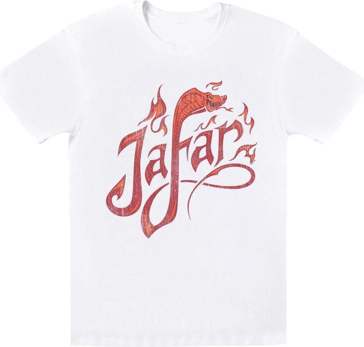 Immagine prodotto Disney Aladdin Movie Jafar Flames Logo Maglietta Ampia Donna (4XL)