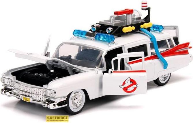 Image du produit Jada SOS Fantômes 1/24 1959 Cadillac Ecto-1 métal