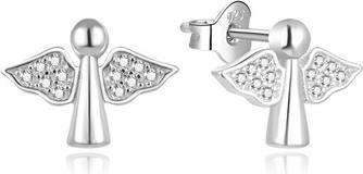 Beneto Gentle silver earrings Angels AGUP2411L