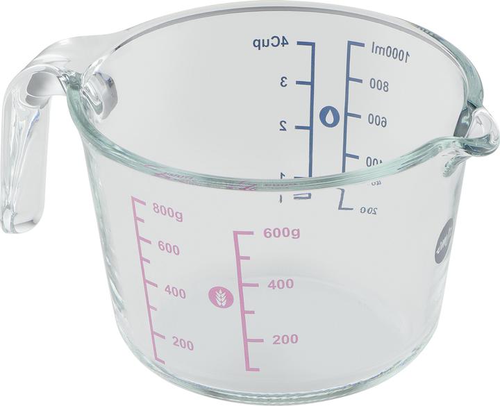 Actual product image Emsa Prep&Bake Glass Measuring Cup 1L (1000 ml)