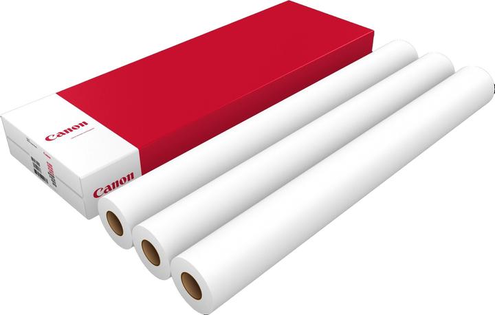 Produktbild Canon papier standard 91.44cm 36. 50m. 80g/m?. 3 rollen (80 g/m², 5000 cm, 91.44 cm)