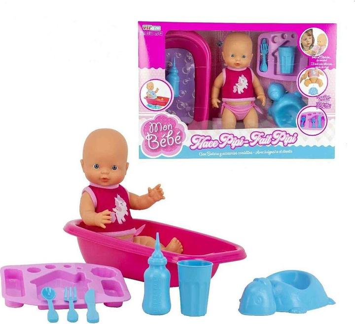Actual product image BigBuy Fun Pipi baby doll bathtub 40 x 13 x 58 cm