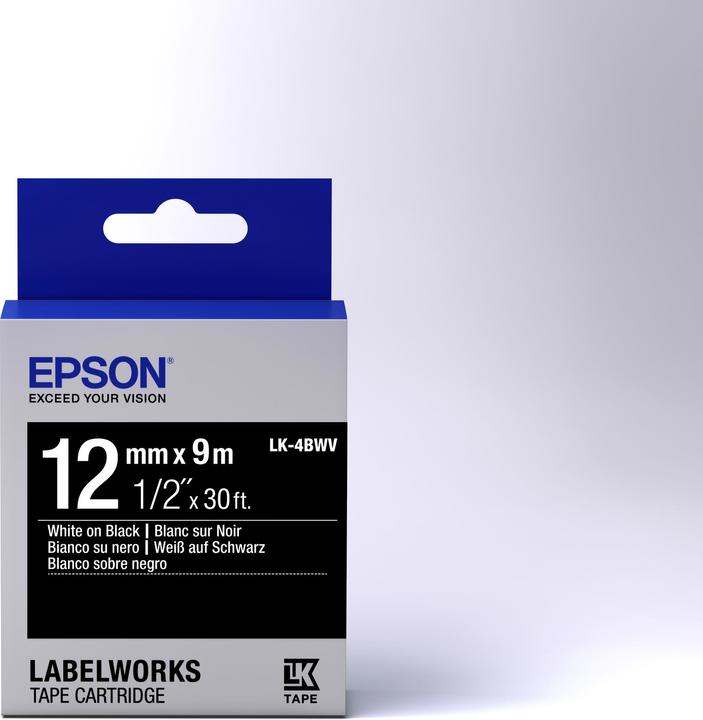 Produktbild Epson Lk-4bwv (1.20 cm, Weiss, Schwarz)