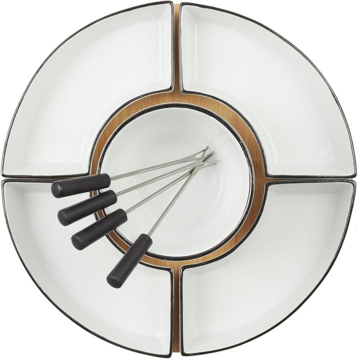 Actual product image Cook Concept fondue box support bamboo cupx4 and p4