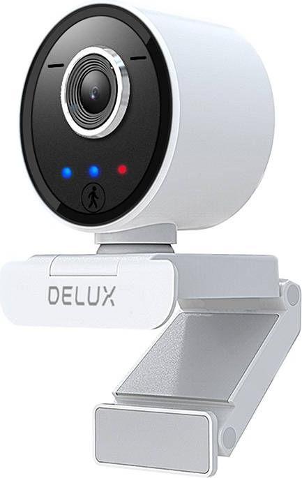 Actual product image Delux Smart Webcam with Tracking and Built-in Microphone DC07 (White) 2MP 1920x1080p (2 Mpx)
