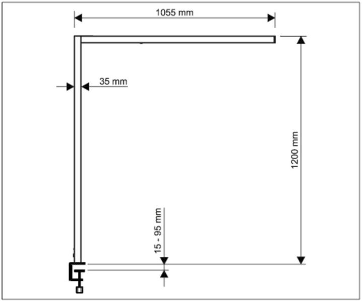 Produktbild Maul LED-Tischaufbau L. MAULsirius Beweg.-/Lichtsensor col. var. (7087 lm)
