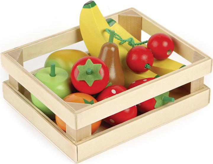 Produktbild Bigjigs Holzobst in einer Kiste