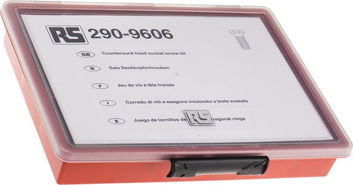 Produktbild Rs Pro Schrauben Sortiment Innensechskant verz. (450 Schrauben pro Stück)