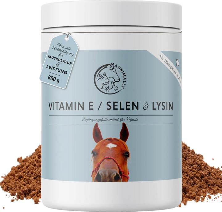 Annimally Vitamin E / selenium & lysine (1 x, 800 g)