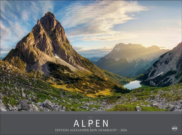 Image du produit Alpen - Edition Alexander von Humboldt Kalender 2026 (78 x 58 cm, Couverture rigide, Allemand)