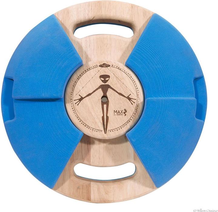 Actual product image Max Climbing UFO Climbing Handle (Wood, Blue)