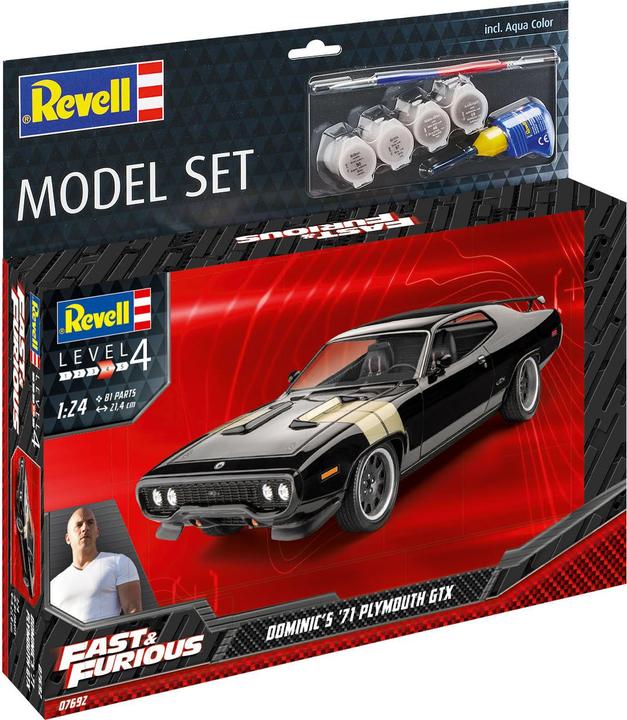 Produktbild Revell Model Set FF Dominics 1971 Plymouth GTX