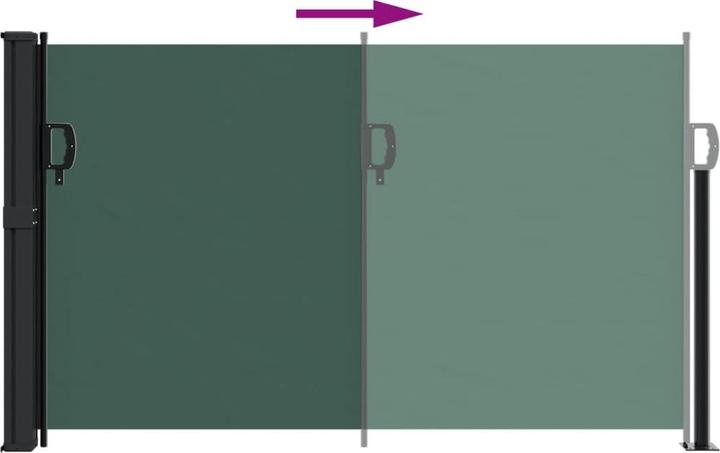 Actual product image VidaXL Extendable side awning (1.20 m)