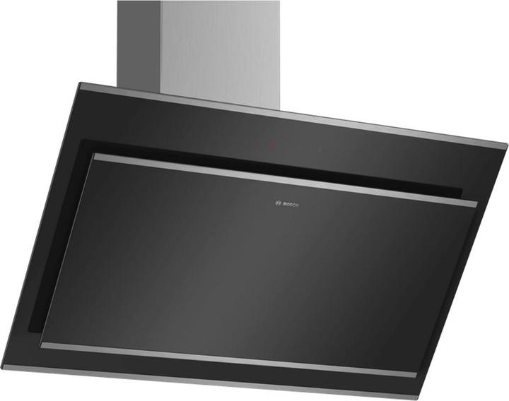 Bosch Hausgeräte Series 4 wall-mounted fair 90 cm clear glass black printed DWK97IM60 (Wall hood)