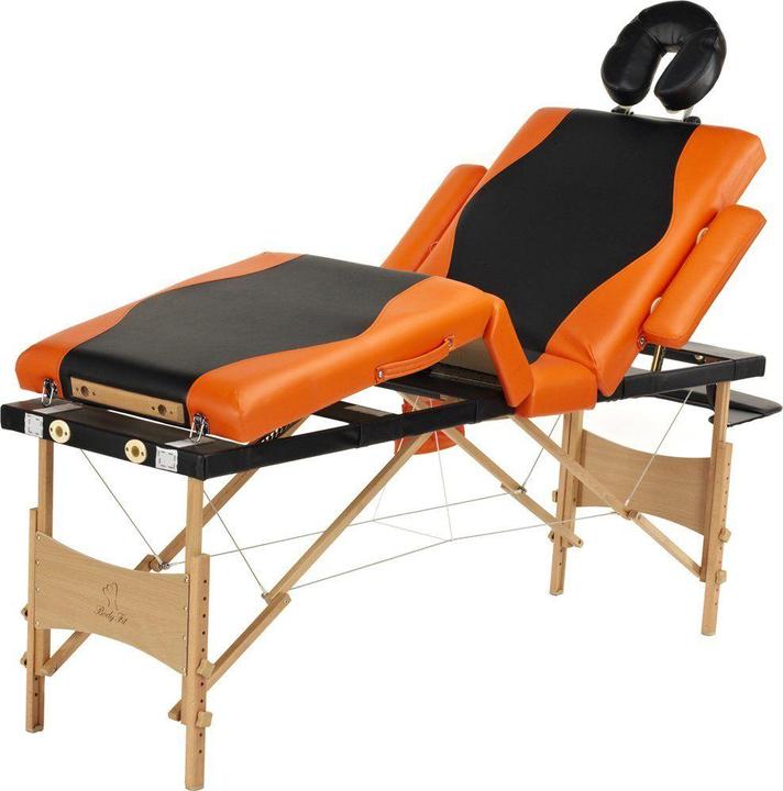 Actual product image Body Fit massage bed 4 parts two colors black - orange (1045)