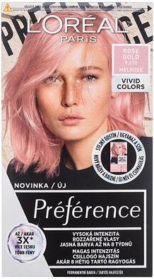 Actual product image L'Oréal Paris PrÃ©fÃ©rence Vivid Colors (9,213 Rose Gold)