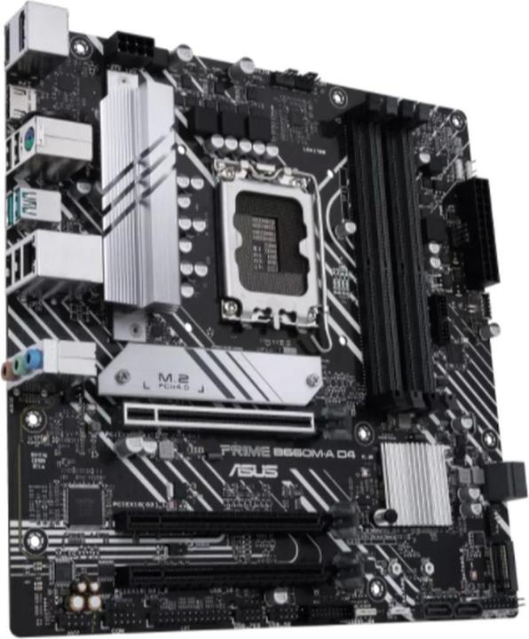 Immagine prodotto ASUS MB PRIME B660M-A D4-CSM (Intel,1700,DDR4,mATX) (LGA 1700, Intel B660, mATX)