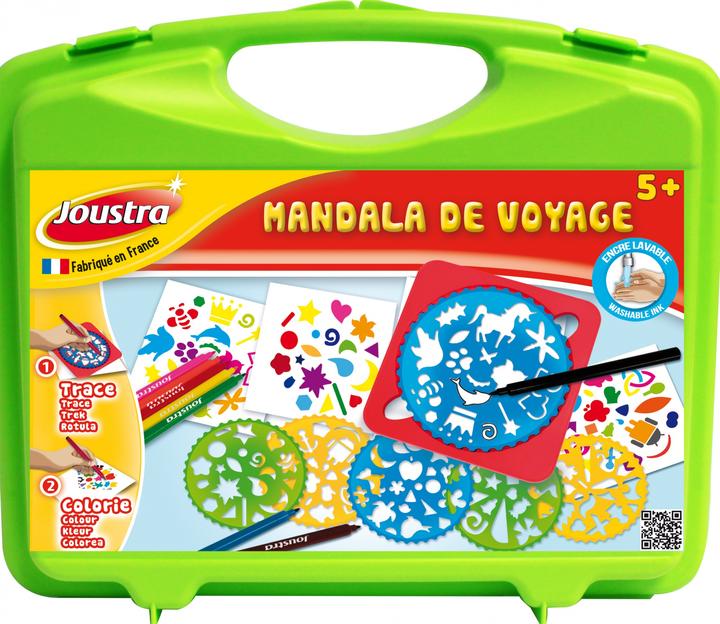 Image du produit Joustra Set créatif "Mandala", dans une valise en plastique