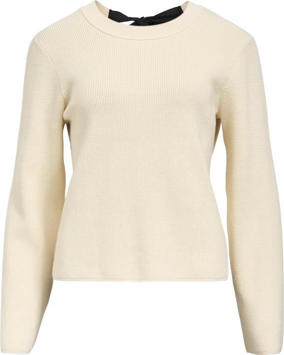 Object Schleifenverzierter Strickpullover