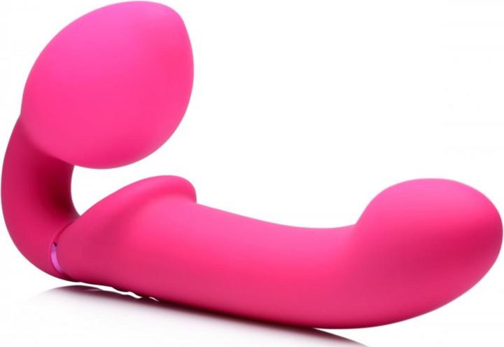Immagine prodotto XR Brands Dildo senza spalline vibrante GPulse con telecomando rosa