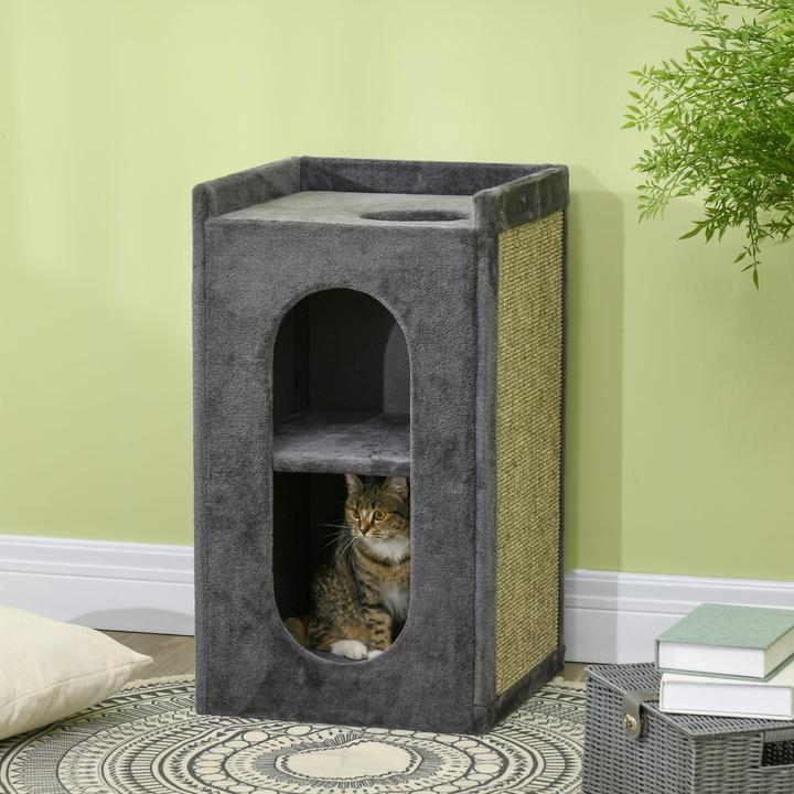 Actual product image Jamb Cat scratching post (81 cm, Dark grey)