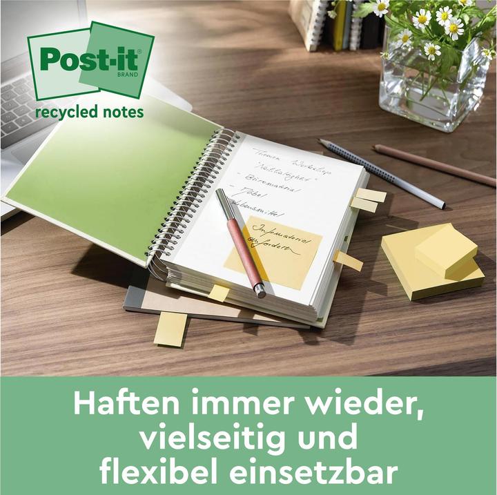 Image du produit Post-it Notes de recyclage (76 x 76 mm)