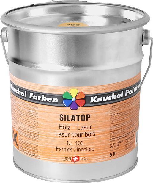 Image du produit Knuchel Glacis pour bois Silatop (Châtaigne, 5 l)
