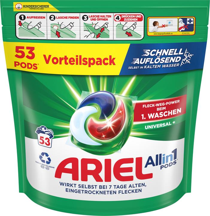 Produktbild Ariel All-in-1 (53 Waschgänge, Pods)