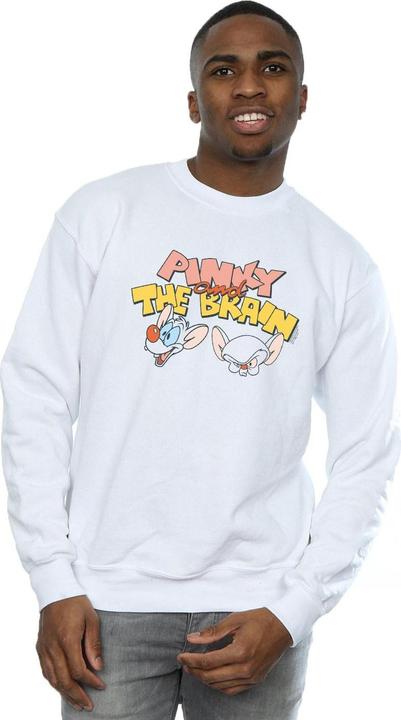 Immagine prodotto Universal Textiles Pinky And The Brain Heads Felpa Uomo (L)