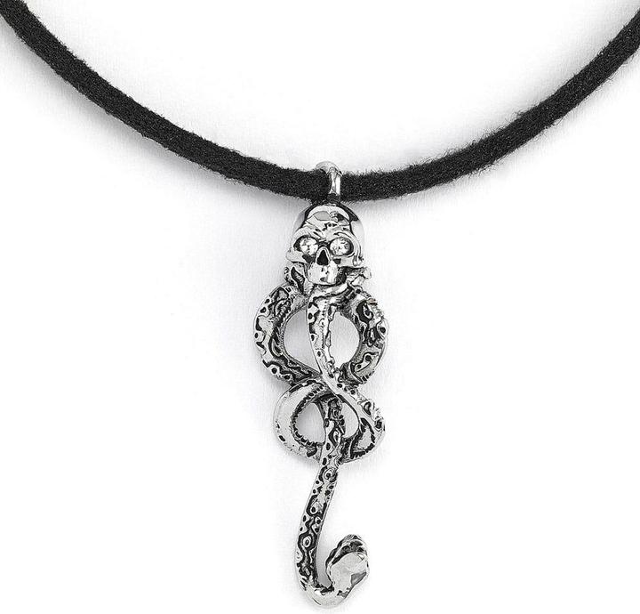Immagine prodotto GED Harry Potter Dark Mark Tattoo Choker Necklace (Lega di zinco, Ecopelle)