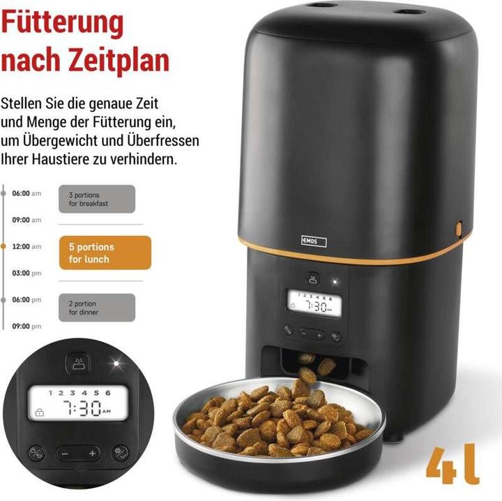 Image du produit Emos PET CARE FEEDER 4L PET-101 (4000 ml)