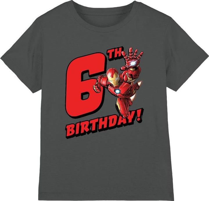 Iron Man TShirt 6 Geburtstag