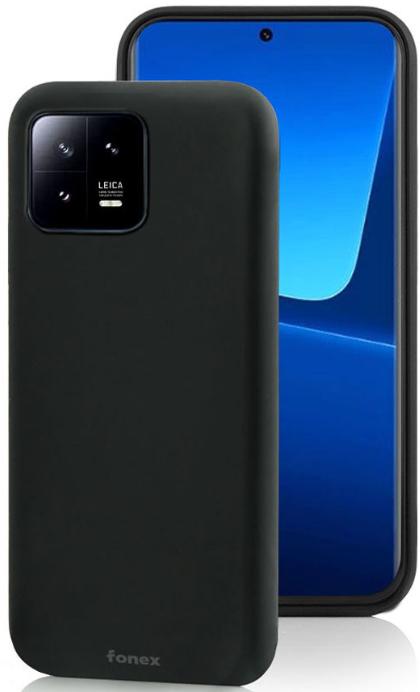 Fongex Xiaomi 13 - TPU Gummi Hülle schwarz (Xiaomi 13)