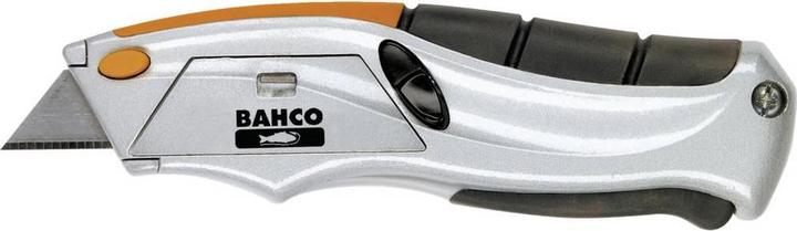 Actual product image Bahco Mini cutter knife with automatic blade retraction and rubber handle (Cutters)