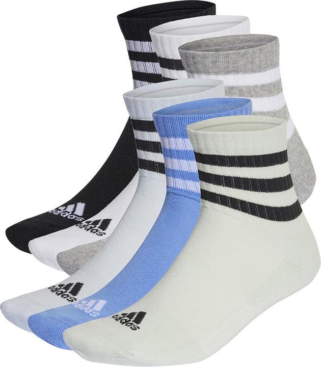 adidas 3-Streifen Cushioned Sportswear Mid-Cut Socken (3 Paar)