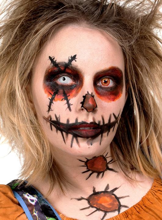 Produktbild Maskworld Halloween Vogelscheuche Make-up Set