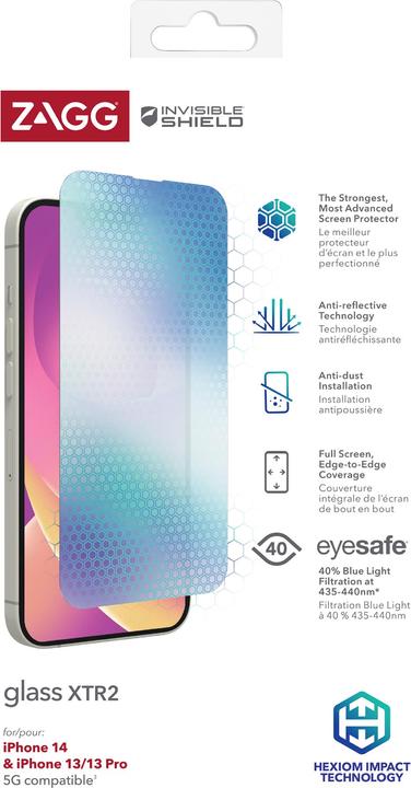 Image du produit Zagg Invisibleshield Glass Xtr Am (1 pièce(s), Apple iPhone 13)